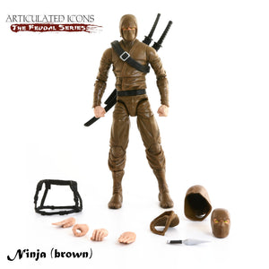 Basic Ninja Brown Action Figure Toy